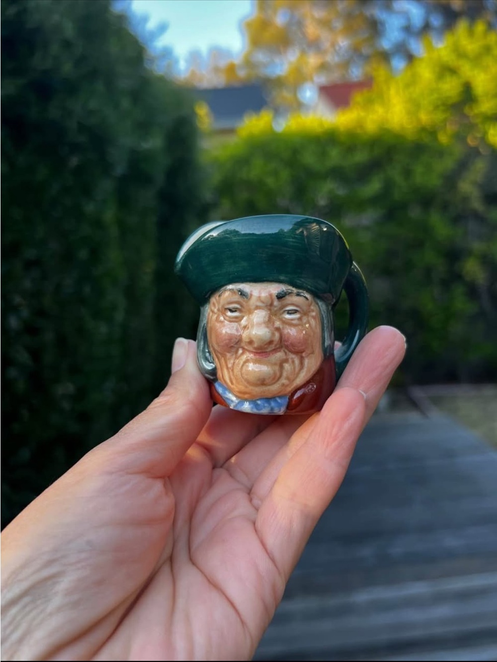 Vintage Royal Doulton Small Mug Toby
Jug Small, Made in England 3.25"